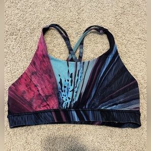Lululemon Multi-colored Energy Sports Bra Size 10